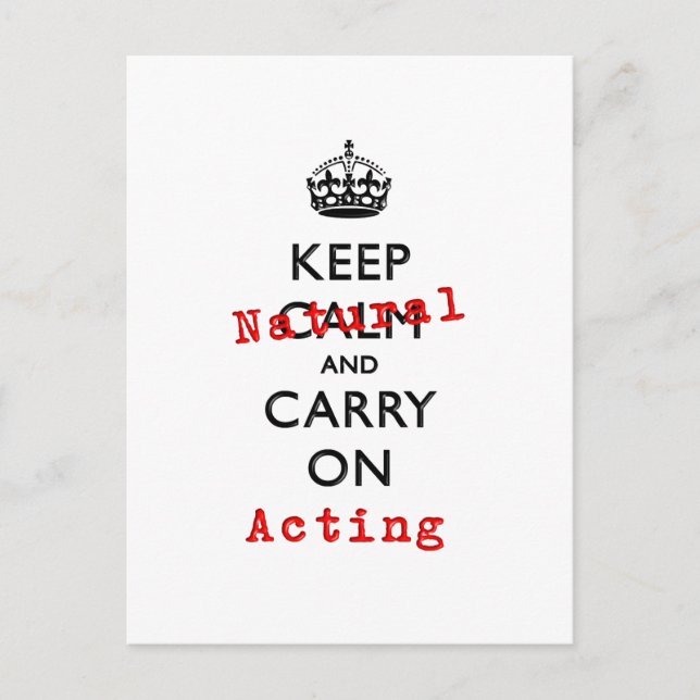 NATÜRLICH behalten Postkarte (Vorderseite)