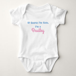 Natürlich bin ich Niedlich für Baby-Outfit Baby Strampler