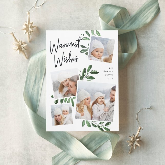 Natürlich Freude | Weihnachtsfoto Collage Feiertagskarte (Von Creator hochgeladen)