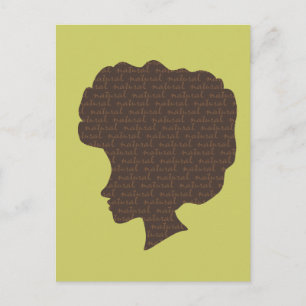 Natürlich"für Postkarte