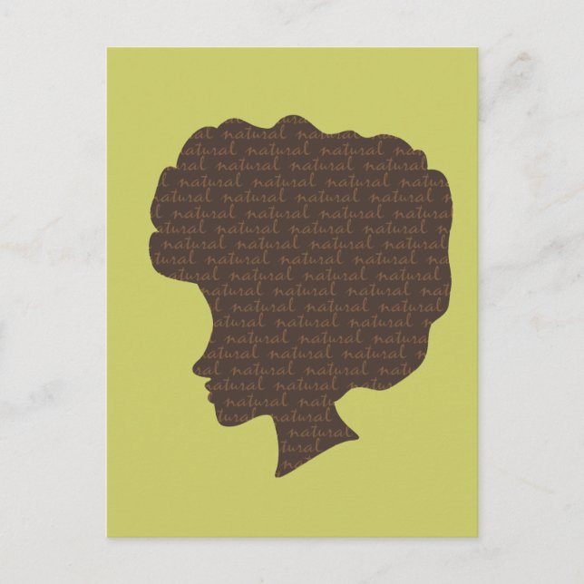 Natürlich"für Postkarte (Vorderseite)