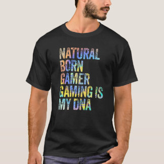 Natürlich geborener Gamer Gaming ist meine Dna Vi T-Shirt