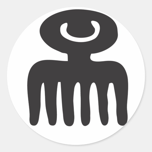 Natürlich geschmeidig runder aufkleber (Vorderseite)