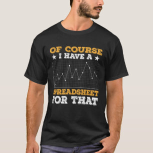 Natürlich habe ich eine Tabelle für diesen tatsäch T-Shirt