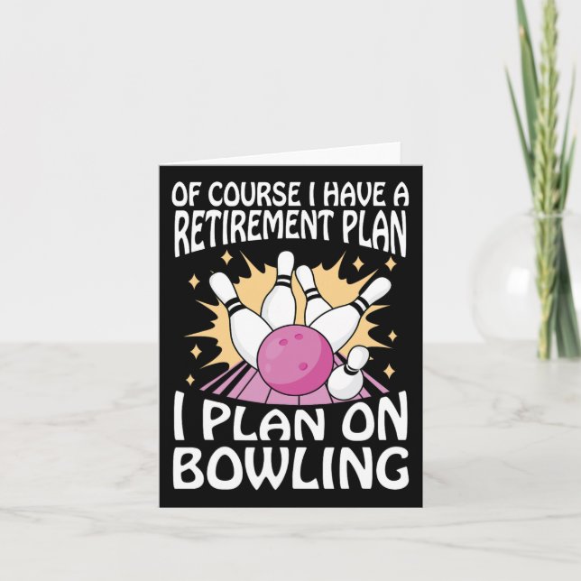 Natürlich habe ich einen Rentplan I für Bowli Karte (Vorderseite)