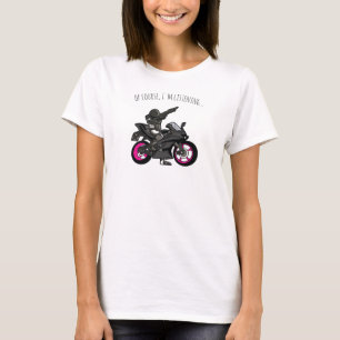 Natürlich höre ich... Funny Motorrad T-Shirt