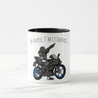 Natürlich höre ich... Funny Motorrad