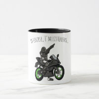 Natürlich höre ich... Funny Motorrad