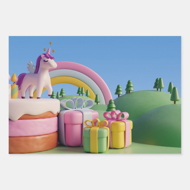 Naturlich Inspiriert Umschlagpapier Geschenkpapier Set (Vorderseite)