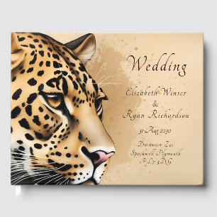 Naturlich inspiriertes Hochzeitthema Gästebuch