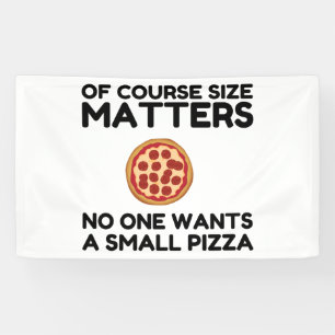 Natürlich ist die Größe wichtig. Niemand will eine Banner