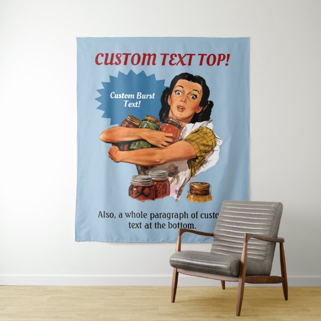 Natürlich kann ich wandteppich (Beispiel)