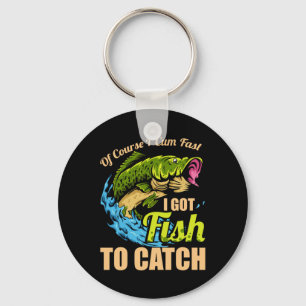 Natürlich komme ich schnell, ich habe Fische zum F Schlüsselanhänger
