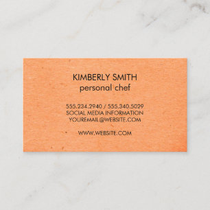 Natürlich Minimalistisch gesprenkelt Visitenkarte