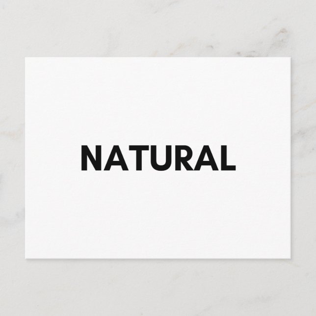 natürlich postkarte (Vorderseite)