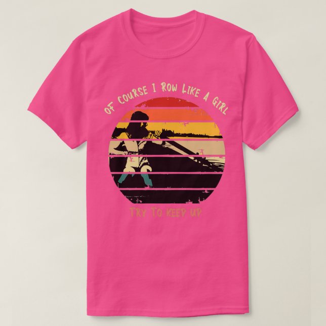 Natürlich ruhe ich wie ein Mädchen versuchen, Funn T-Shirt (Design vorne)