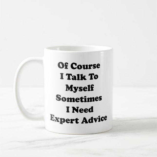 Natürlich spreche ich mit mir selbst manchmal brau kaffeetasse (Links)