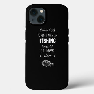 Natürlich spreche ich mit mir selbst, wenn IM-Fisc iPhone 13 Hülle