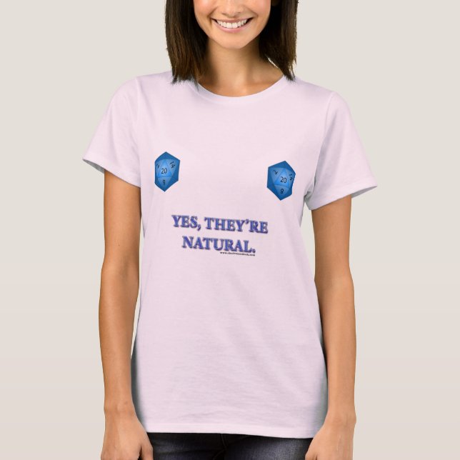 Natürliche 20er T-Shirt (Vorderseite)