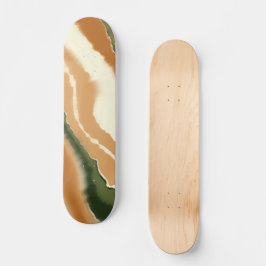 Natürliche Abstrakte Geode Skateboard
