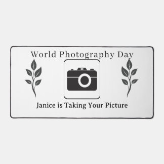 Natürliche Blätter Monochrome Fotografie Name Schreibtischunterlage