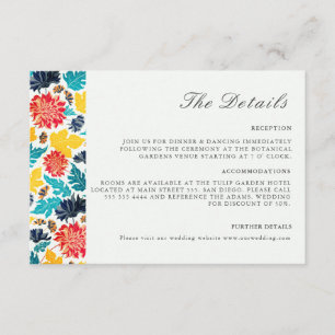 Natürliche Blaue Gelbe Wasserfarbe Sonnenblumen Ho Begleitkarte