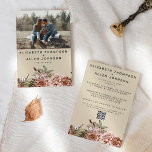 Natürliche Boho Kerne Blumenzauberhafte Hochzeit Einladung<br><div class="desc">Will du eine skurrile, einzigartige Hochzeitseinladung, die deine Veranstaltung von allen anderen abhebt? Schauen Sie nur boho cotattecore verzaubert Hochzeitseinladungen! Diese Einladungen sind perfekt für eine rustikale Hochzeit mit natürlichem Aussehen. Der Blumengarten, der auf diesen einladend ist, ist eine bezaubernde Ergänzung zu jeder Hochzeitsdekoration. Außerdem sind sie vollständig editierbar, sodass...</div>