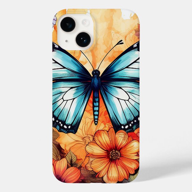 Natürliche Butterfly Blütenblütenblüte Haven Wasse Case-Mate iPhone Hülle (Rückseite)