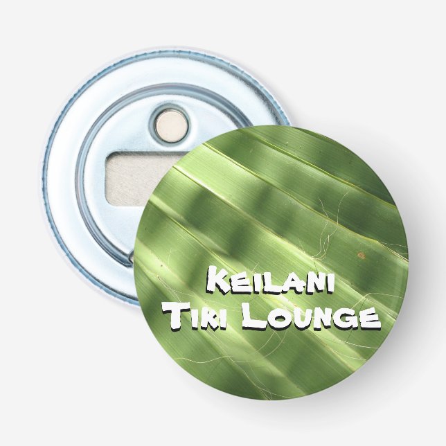 Natürliche Coole Oberflächen_Flutbare Fronds_perso Flaschenöffner (Vorderseite)