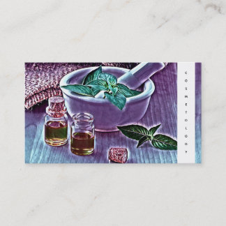 Natürliche Cosmetology-KräuterHautpflege Visitenkarte