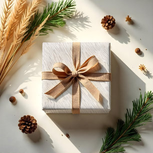 Natürliche Creme Beige Holzbaumstruktur Textur Geschenkpapier