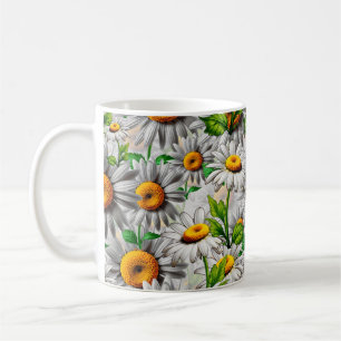 Natürliche Daisy-Blume Kaffeetasse
