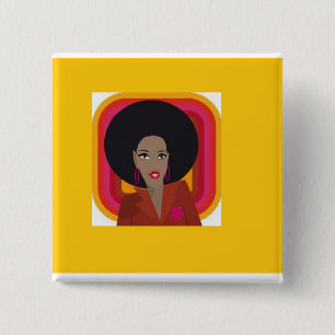 Natürliche Divaart der Liebe I Button