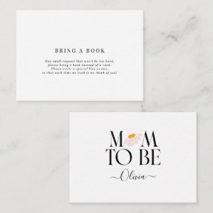 natürliche Dusche mit Blumen und Babydusche bringe Mitteilungskarte