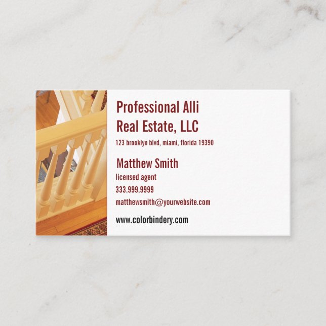 Natürliche Eleganz-Visitenkarte Visitenkarte (Vorderseite)