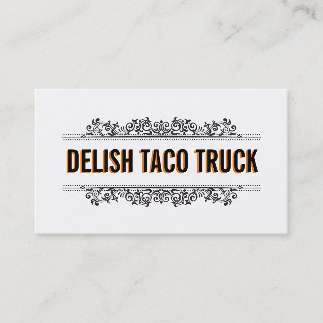 Natürliche Elemente | LKW Visitenkarte (Vorderseite)