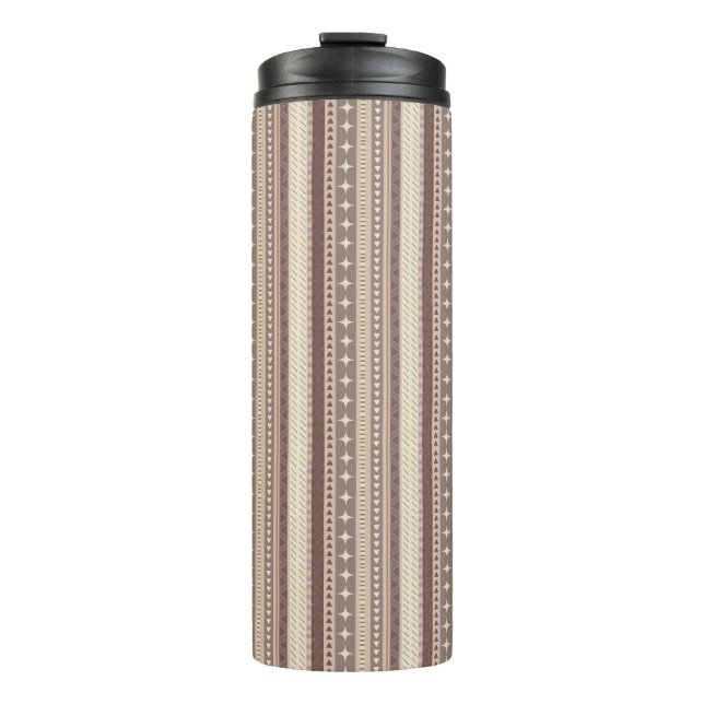 Natürliche Erdtöne Thermosbecher (Vorderseite)