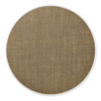 Natürliche Farbe Leinen braune Textur modern rusti Keramikknauf