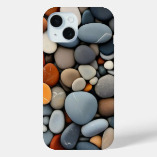 Natürliche Flusskiesel Erdige Töne Ästhetik-Telefo Case-Mate iPhone Hülle