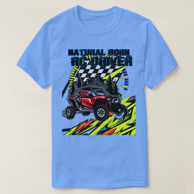 Natürliche Geborene RC Driver Racer Remote Control T-Shirt (Design vorne)
