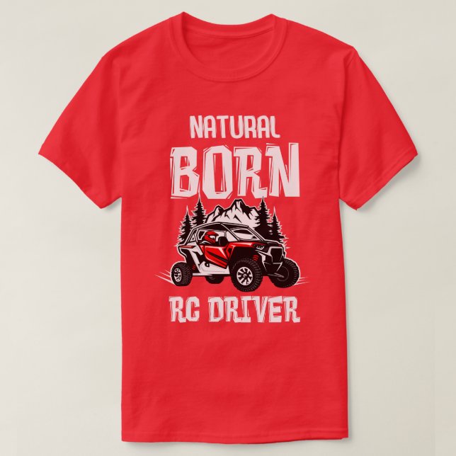 Natürliche Geborene RC Driver Racer Remote Control T-Shirt (Design vorne)