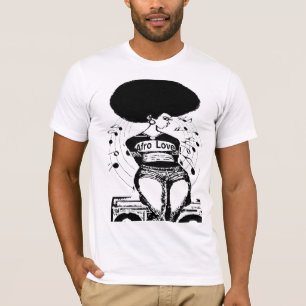 Natürliche Haar-Revolutionst-shirt Afro-Liebe T-Shirt