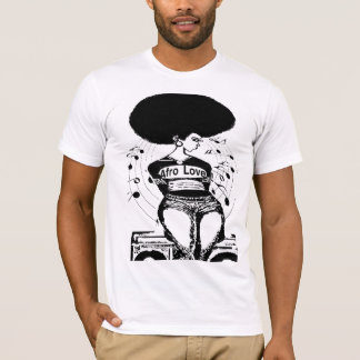 Natürliche Haar-Revolutionst-shirt Afro-Liebe T-Shirt