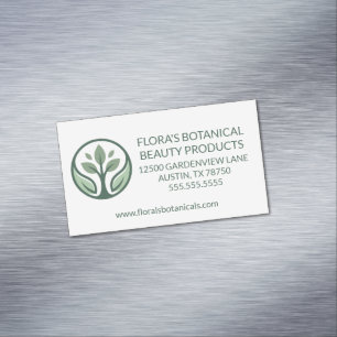 Natürliche Kosmetik-Salon- und Spa-Schönheitsprodu Magnetische Visitenkarte