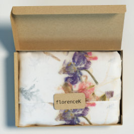 Natürliche Kraft Blumenblättrige Rose Iris Rose ro Geschenkpapier