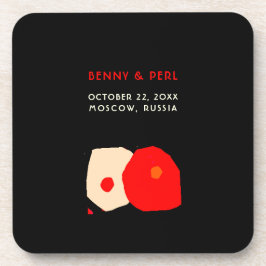 Natürliche LIEBE Untersetzer aus hartem Kunststoff