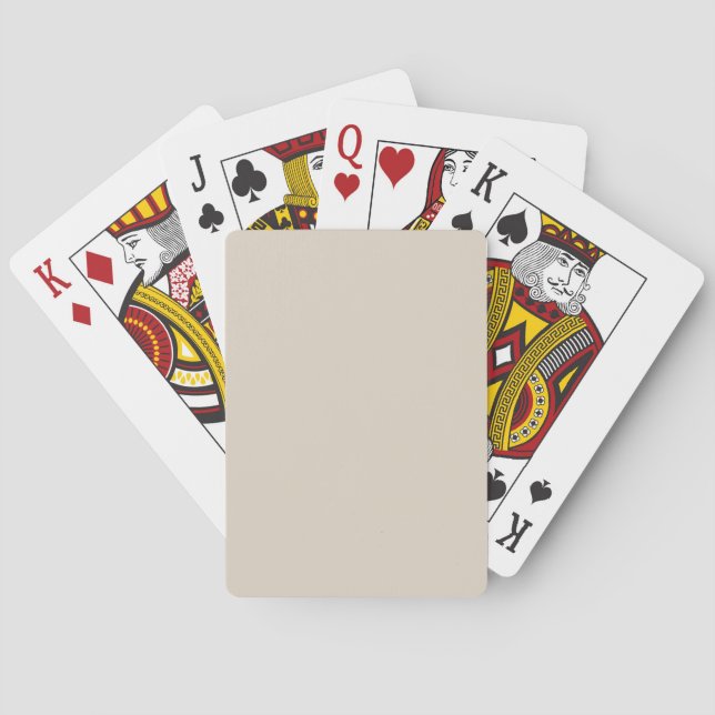 Natürliche Linde Farbe Spielkarten (Rückseite)