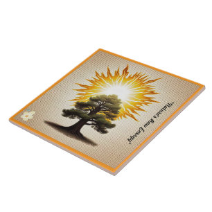 "Natürliche Schönheit" Fliese