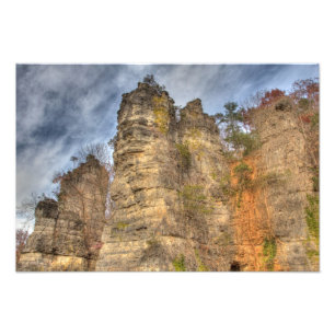 Natürliche Schornsteine, Virginia Fotodruck