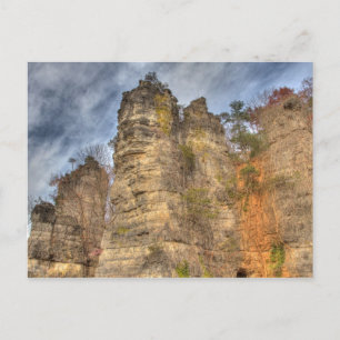 Natürliche Schornsteine, Virginia Postkarte